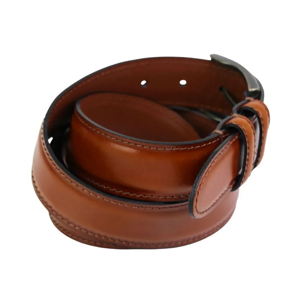 Joseph Abboud BROWN GENUINE LEATHER 1 3/8